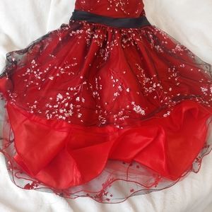 Red and Black dress size 12